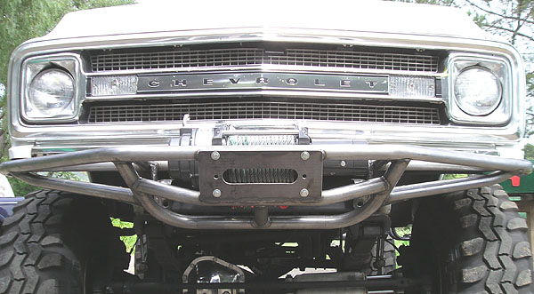 k5 blazer custom winch bumper