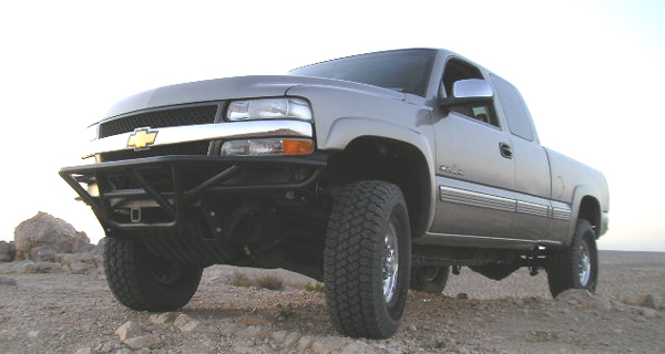 chevy silverado custom tube heavy duty prerunner bumper