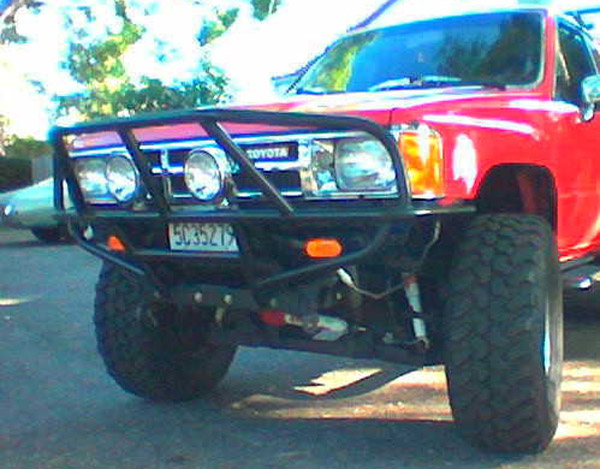 toyota custom prerunner tube bumper