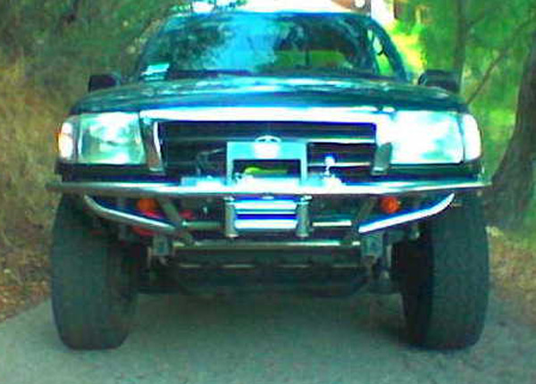 tacoma custom tube prerunner winch bumper